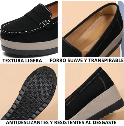 Elvira™ | Mocasines ortopédicos de suela blanda